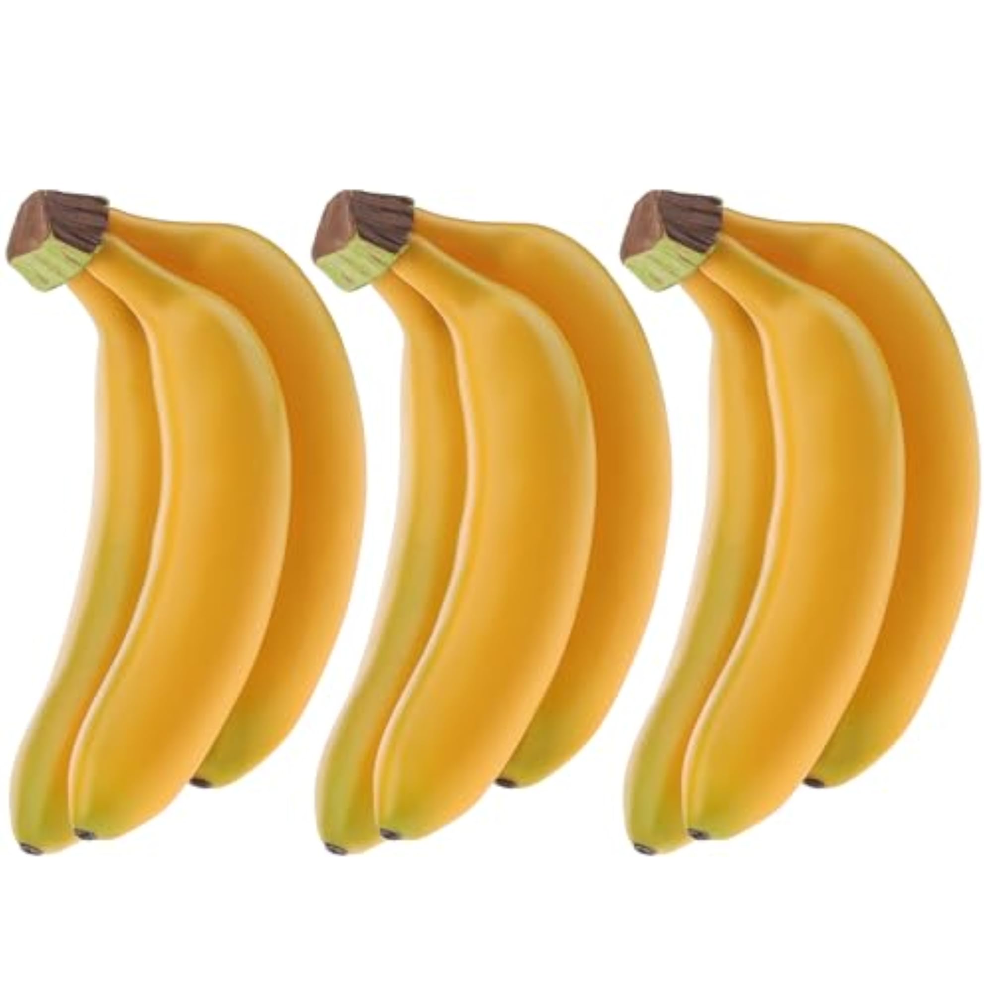 9pcs Artificial Banana Bunch Fake Fruit Decoration